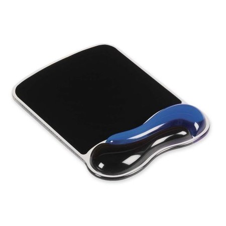 EVOLVE Duo Gel Mouse Pad with Wrist Rest - Black & Blue EV128050